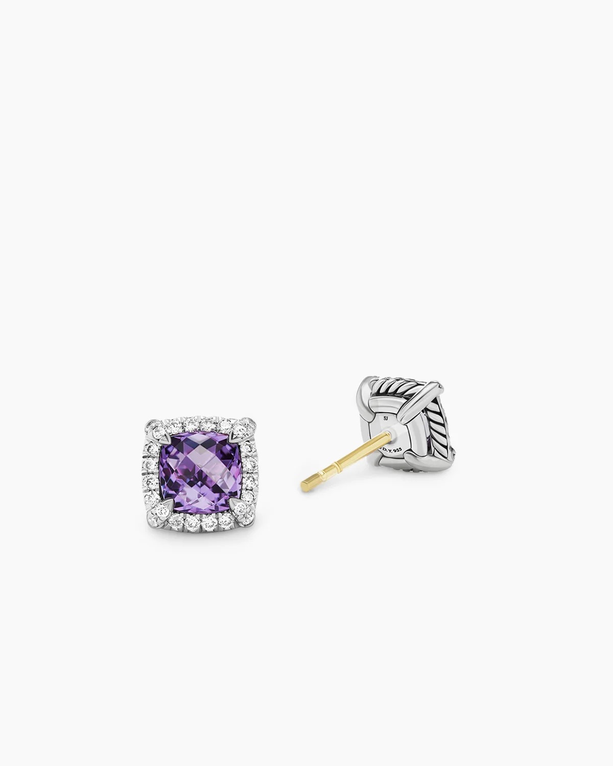 Petite Amethyst Earrings
