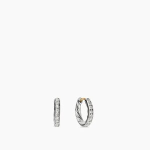 Diamond Hoop Earrings