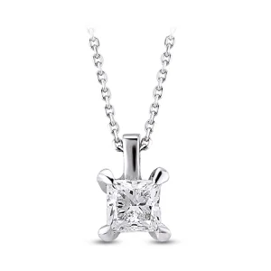 The floating diamond Necklace